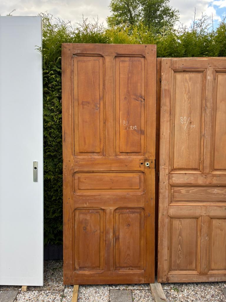Oude deuren Orginele Franse vintage, Doe-het-zelf en Verbouw, Deuren en Horren, Ophalen, Binnendeur, 200 tot 215 cm