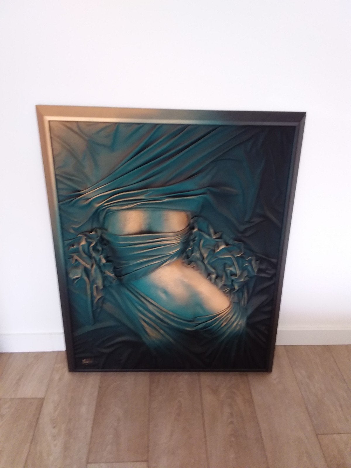 Uniek 3D Wanddecoratie: Vrouwenlichaam in Textiel, Antiek en Kunst, Wanddecoratie, Composieten, Modern, Meerkleurig