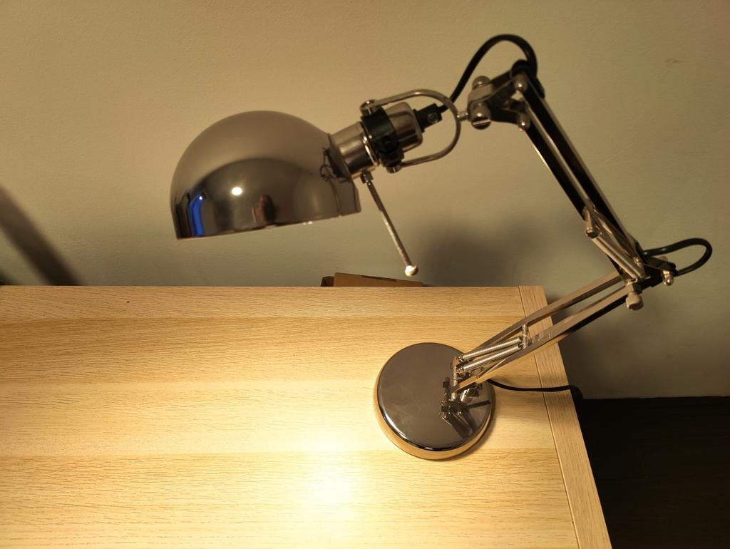 Ikea FORSÅ - Verstelbare lamp, 50 tot 75 cm, Ophalen of Verzenden, Zo goed als nieuw, Metaal