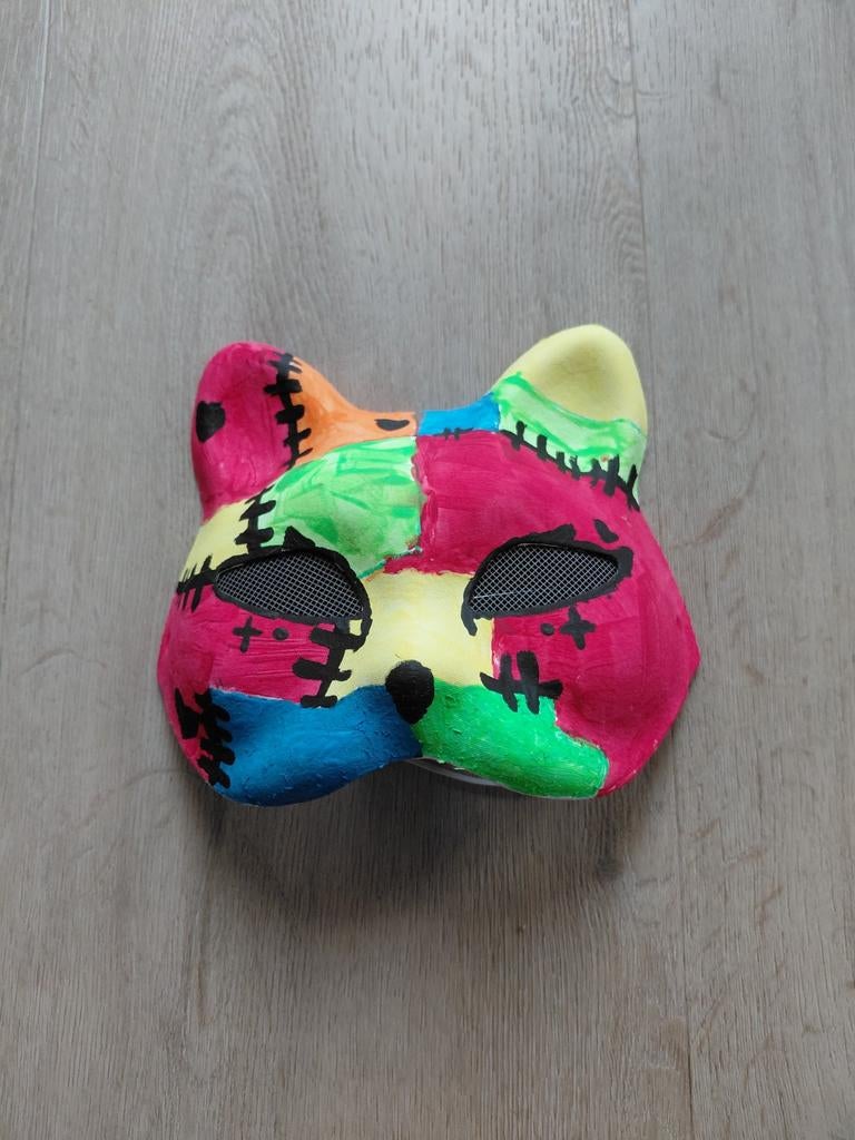 Therian kidcore masker :D, Ophalen of Verzenden, Zo goed als nieuw, Overige typen