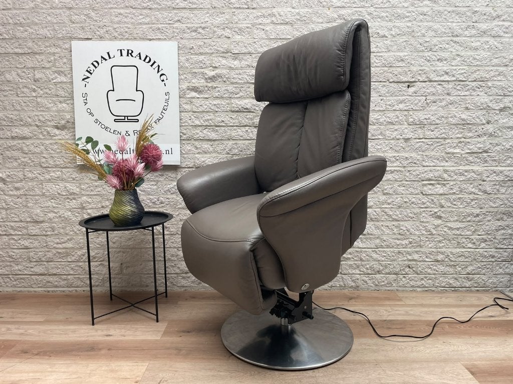 Meubelzorg sta op stoel relax fauteuil draaibaar stoel, N, N, Minder dan 75 cm, Leer