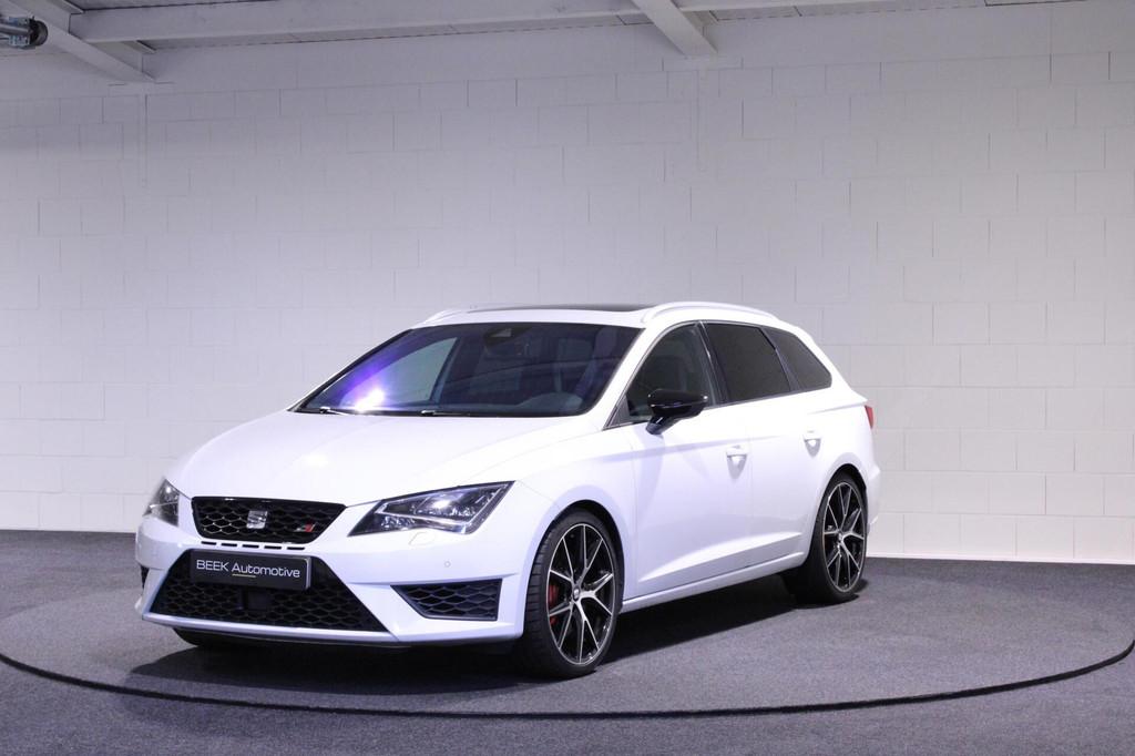 Seat Leon ST 2.0 TSI Cupra 280 | CAM | Stoelverw. | PANO, Auto's, Adaptive Cruise Control, 15 km/l, Gebruikt, 4 cilinders