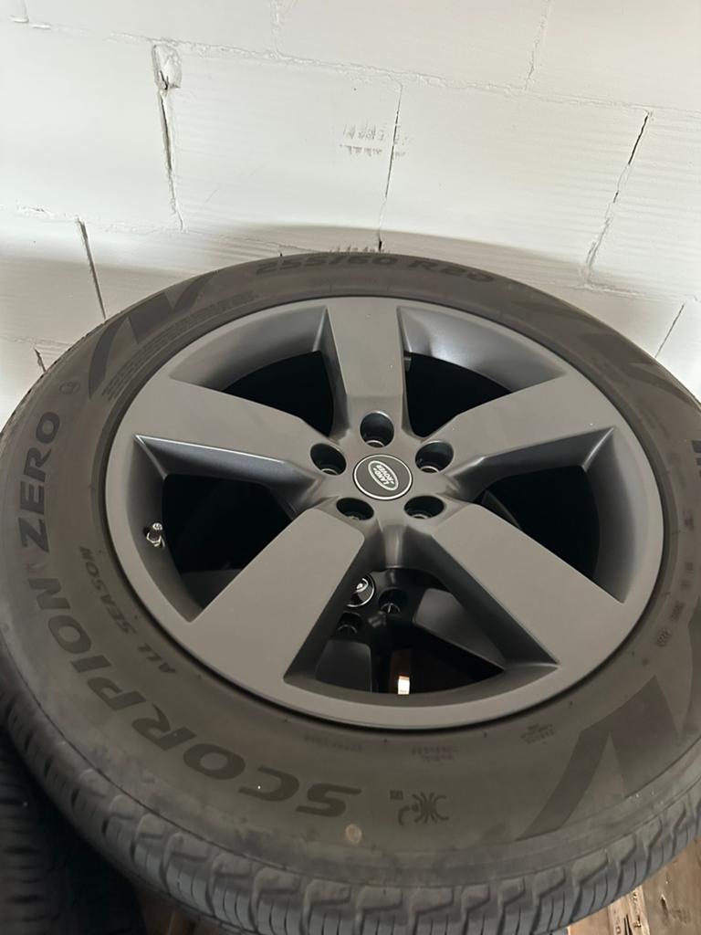 Zgan Landrover defender 20 inch velgen met banden, 255 mm, Nieuw, Ophalen of Verzenden, All Season