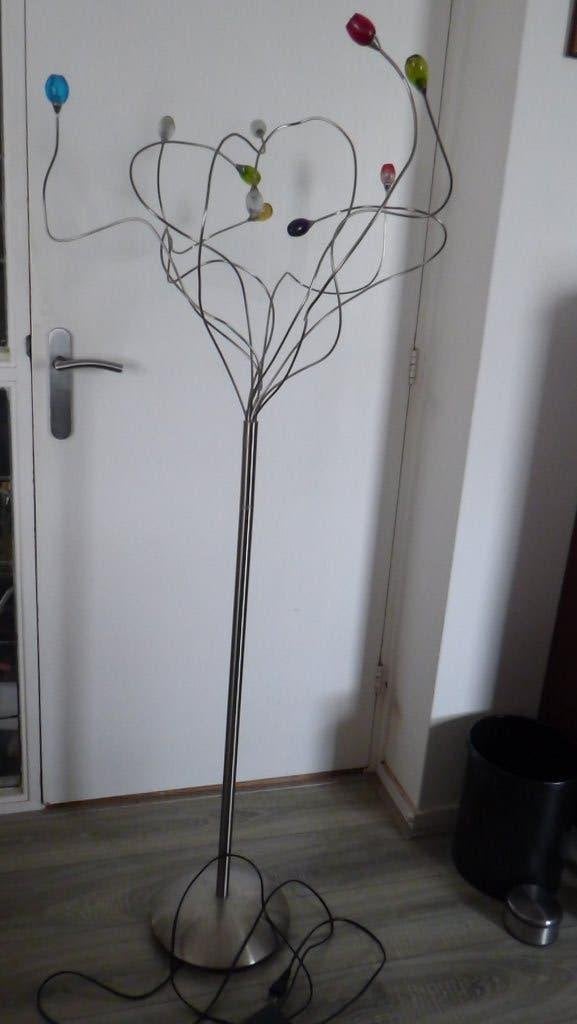 vrolijke  'boeket' VLOERLAMP van Trio Leuchten halogeen, Ophalen, Zo goed als nieuw, Metaal, Modern