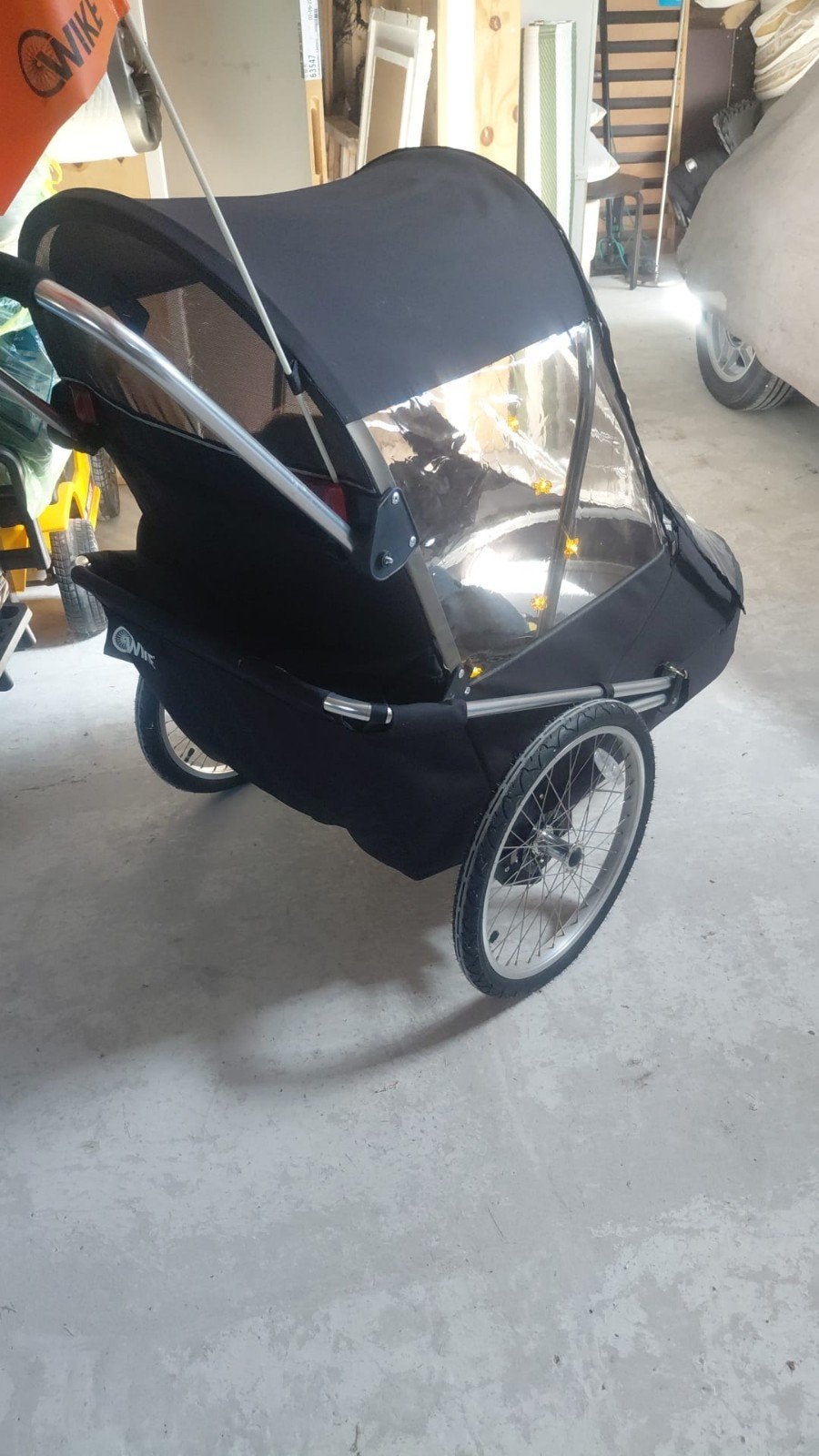 Wike fietskar - Slechts 2x gebruikt!, Ophalen of Verzenden, Zo goed als nieuw, Kinderkar, 40 tot 60 kg