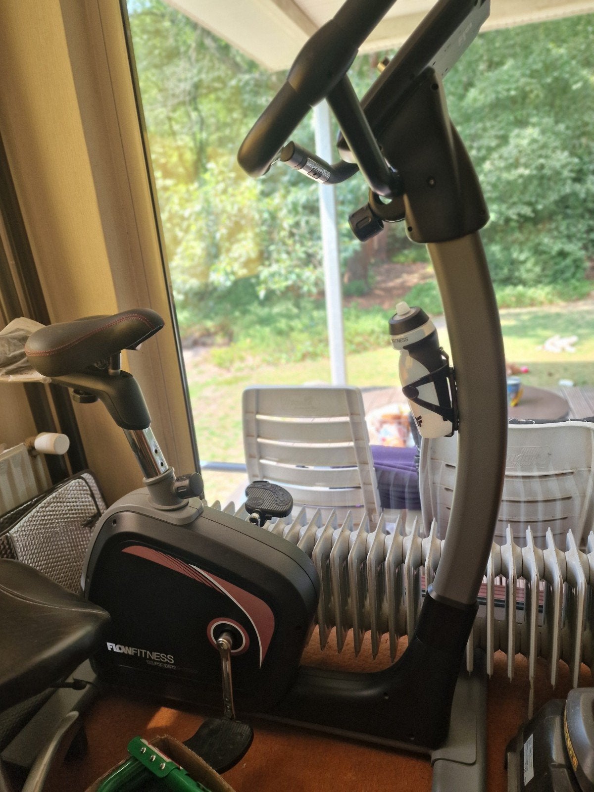 Flow Fitness DHT2500i, hometrainer, Ophalen, Zo goed als nieuw, Overige typen