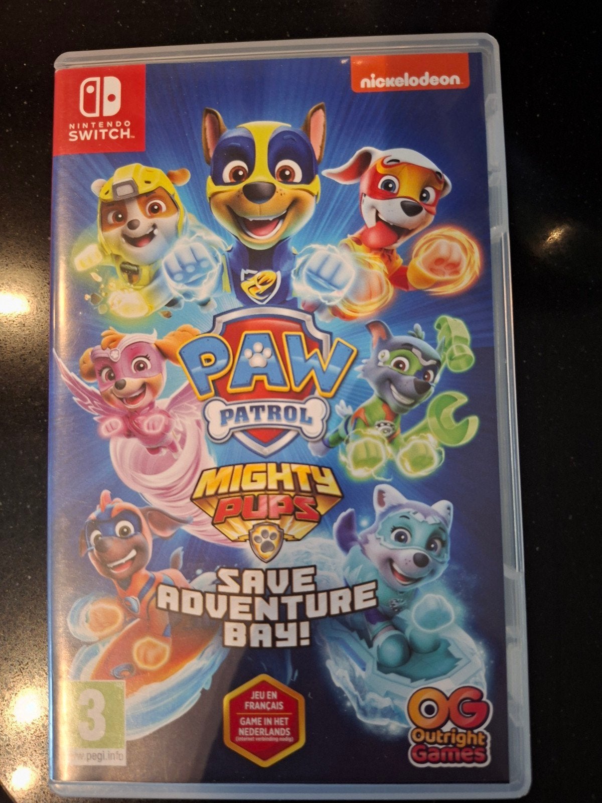 Switch spel. Paw Patrol: Mighty Pups Save Adventure Bay!, Ophalen, Overige genres, 2 spelers, Zo goed als nieuw