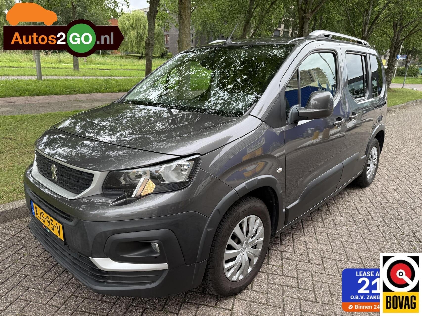 Peugeot Rifter 1.2 Puretech Allure I Navi I Cruise controle, Auto's, Voorwielaandrijving, Gebruikt, Euro 6, 1199 cc