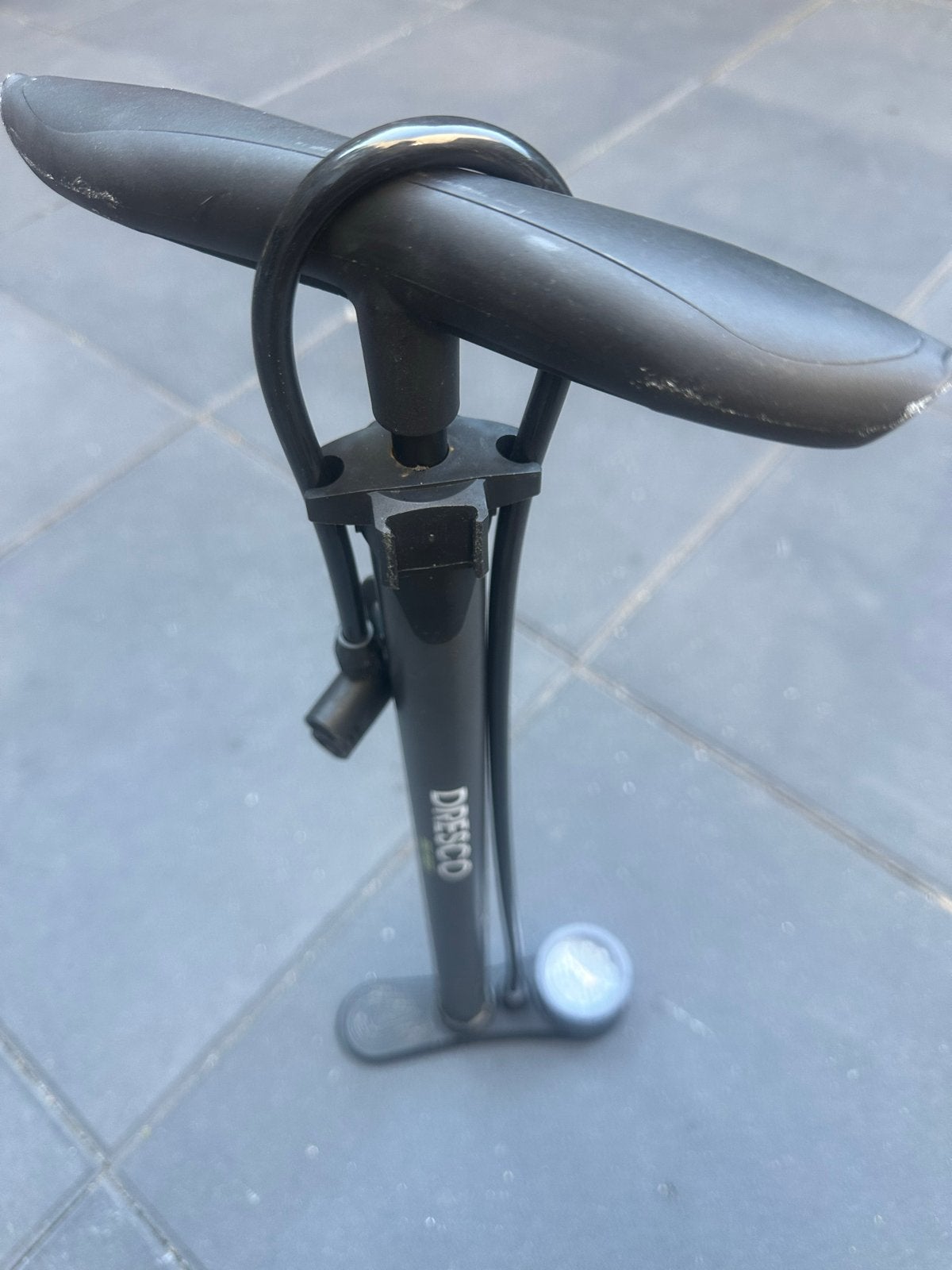 Dresco fietspomp met drukmeter, Ophalen, Drukmeter, Gebruikt