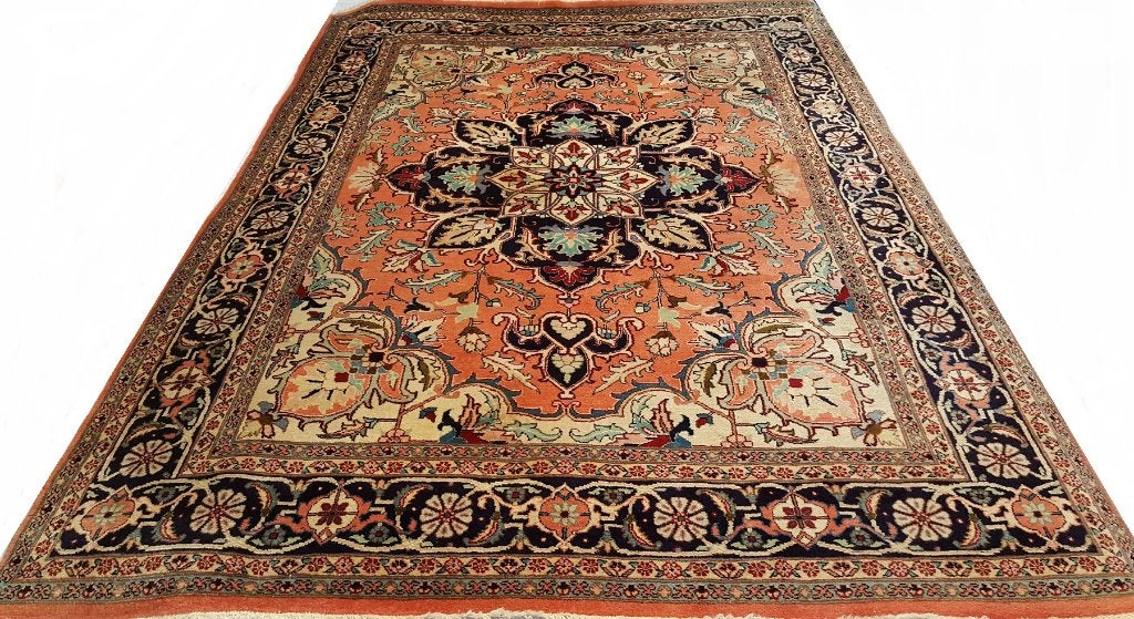 Perzisch tapijt Heriz 317 x242/Wandkleed/Kelim/Oosters/Loper, Www.simatapijten.nl, 200 cm of meer, Ophalen of Verzenden, 200 cm of meer