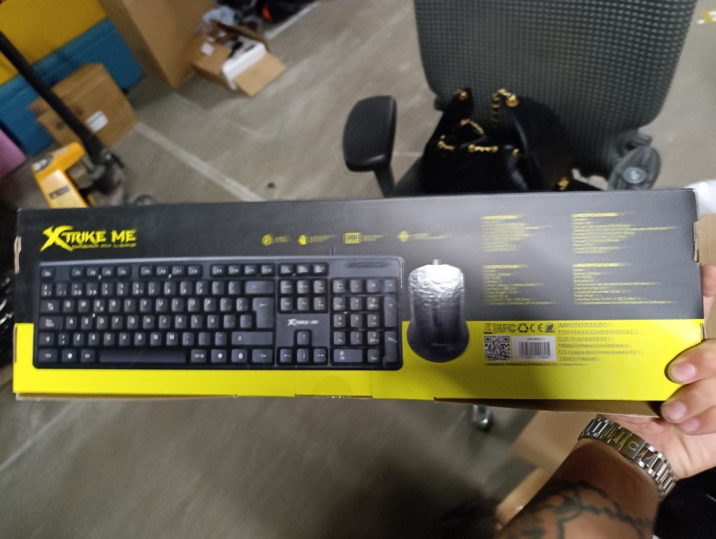 Xtrike Me MK-204 Bedrade Toetsenbord en Muis Set, Overige merken, Nieuw, Ophalen of Verzenden, Ergonomisch