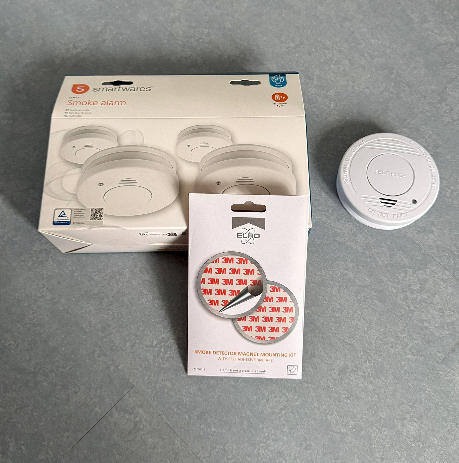 Rookmelders 8 stuks, Doe-het-zelf en Verbouw, Alarmsystemen, Ophalen of Verzenden, Zo goed als nieuw, Detector, Sensor of Melder