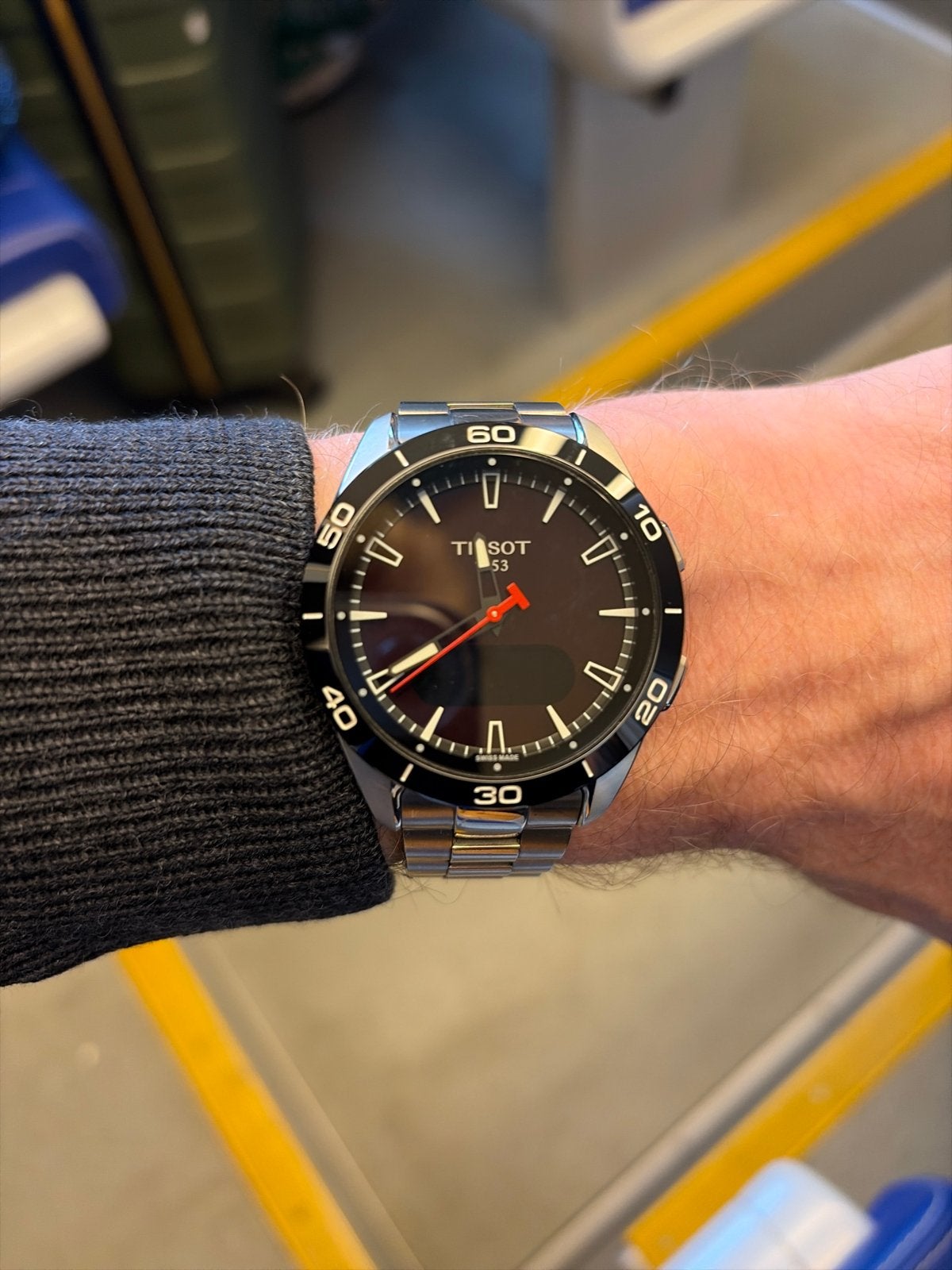 Tissot T-Touch Connect Sport Smartwatch Zwart, Zwart, Nieuw, Ophalen of Verzenden, Waterdicht