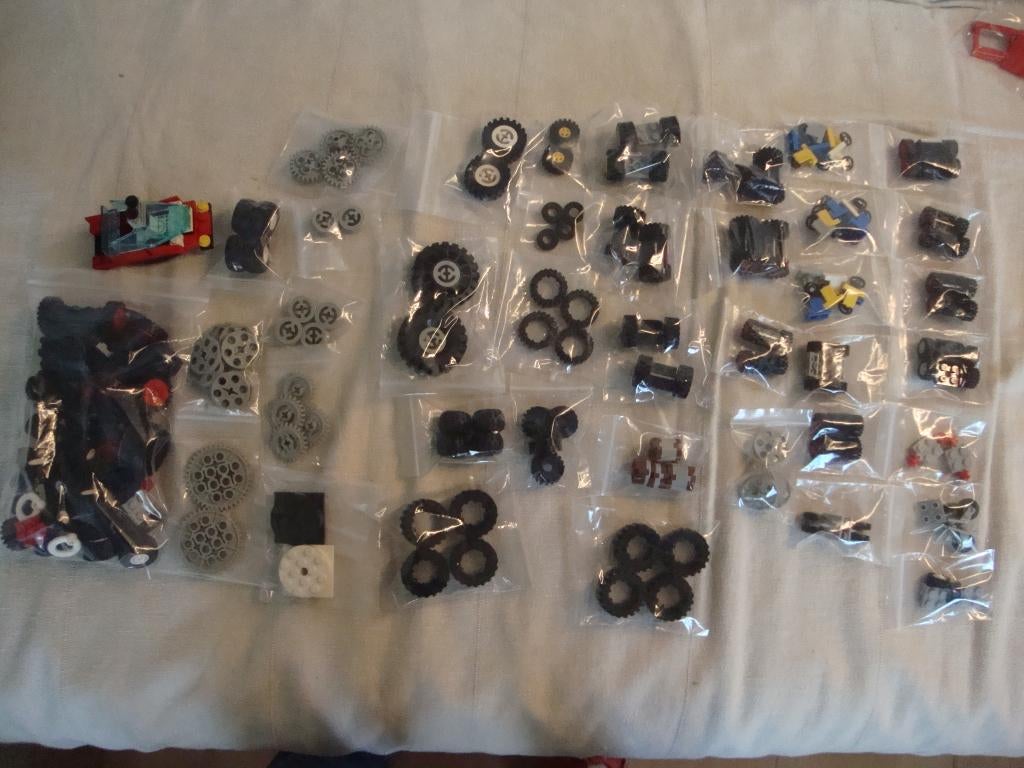 lego auto-accessoires vnl. banden, Ophalen of Verzenden, Gebruikt, Accessoire, Lego