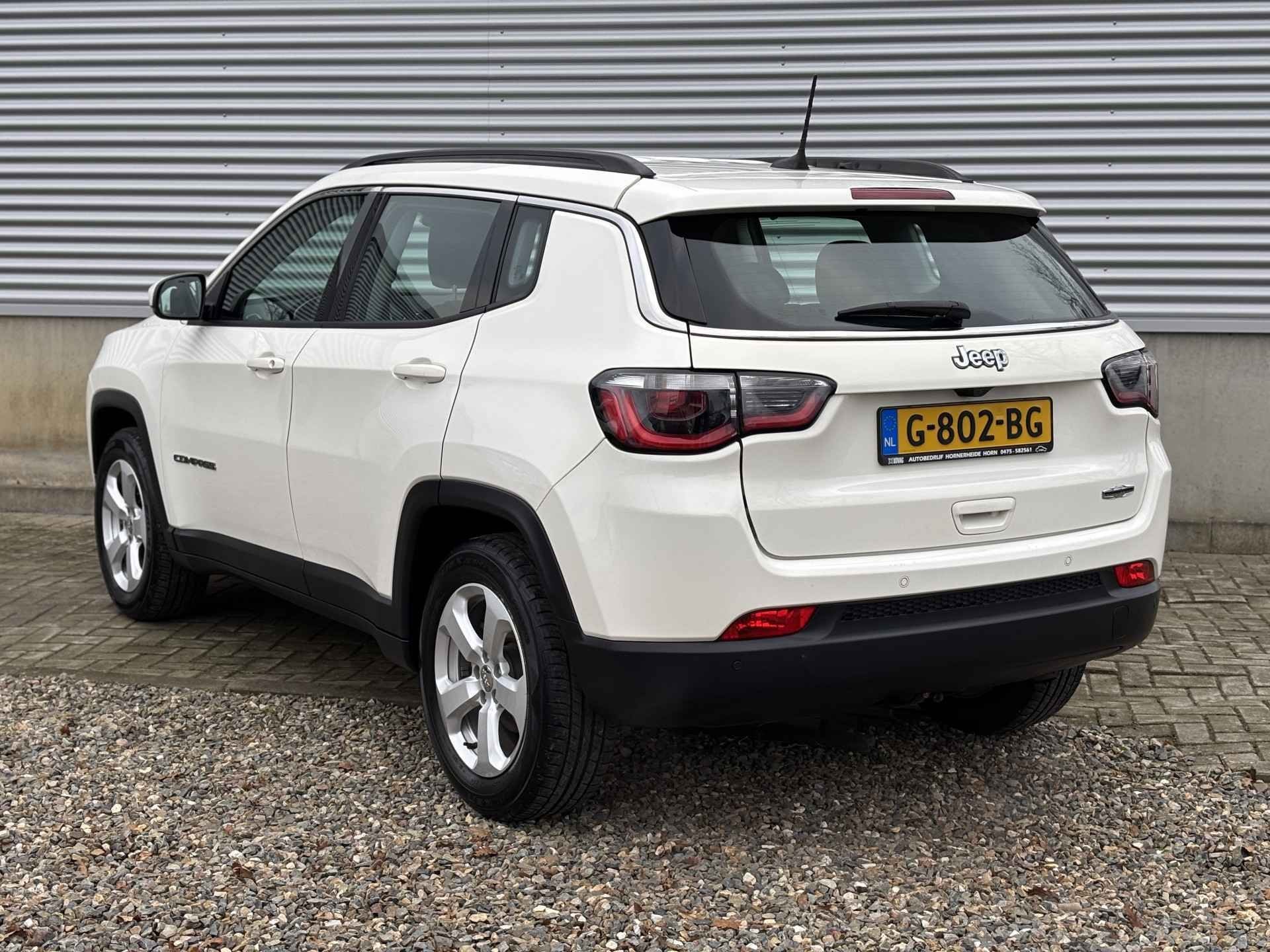 Jeep Compass 1.4 MultiAir Longitude [ Fm navi, camera, leer,, Auto's, Voorwielaandrijving, 450 kg, Gebruikt, Euro 6