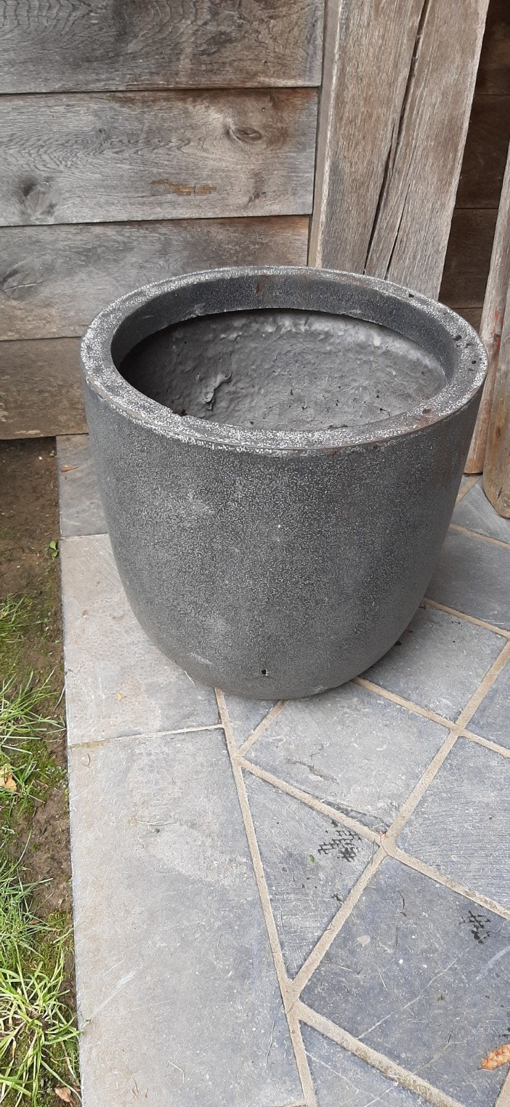 Kunststof bloempot, Tuin en Terras, Bloempotten, Ophalen, Rond, Kunststof