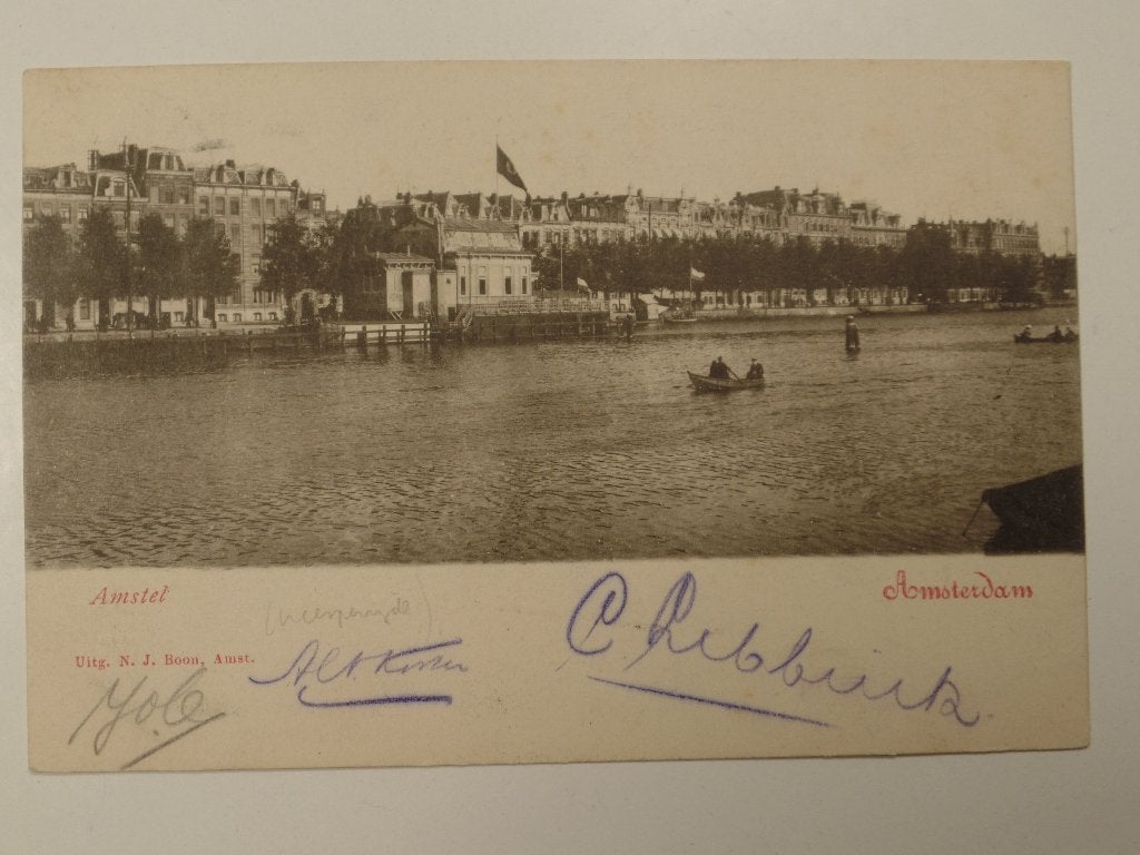 Amsterdam 620, Ophalen of Verzenden, Voor 1920, Gelopen, Noord-Holland