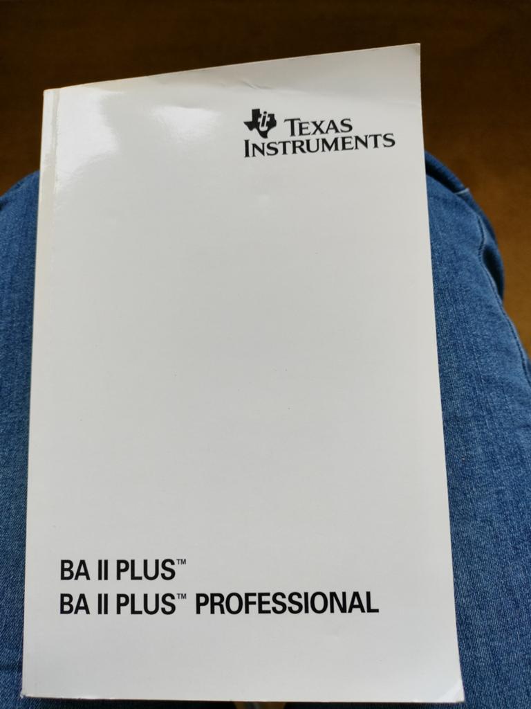 Handleiding Texas Instruments BA II plus en BA II plus prof, Ophalen of Verzenden, Beta, HBO