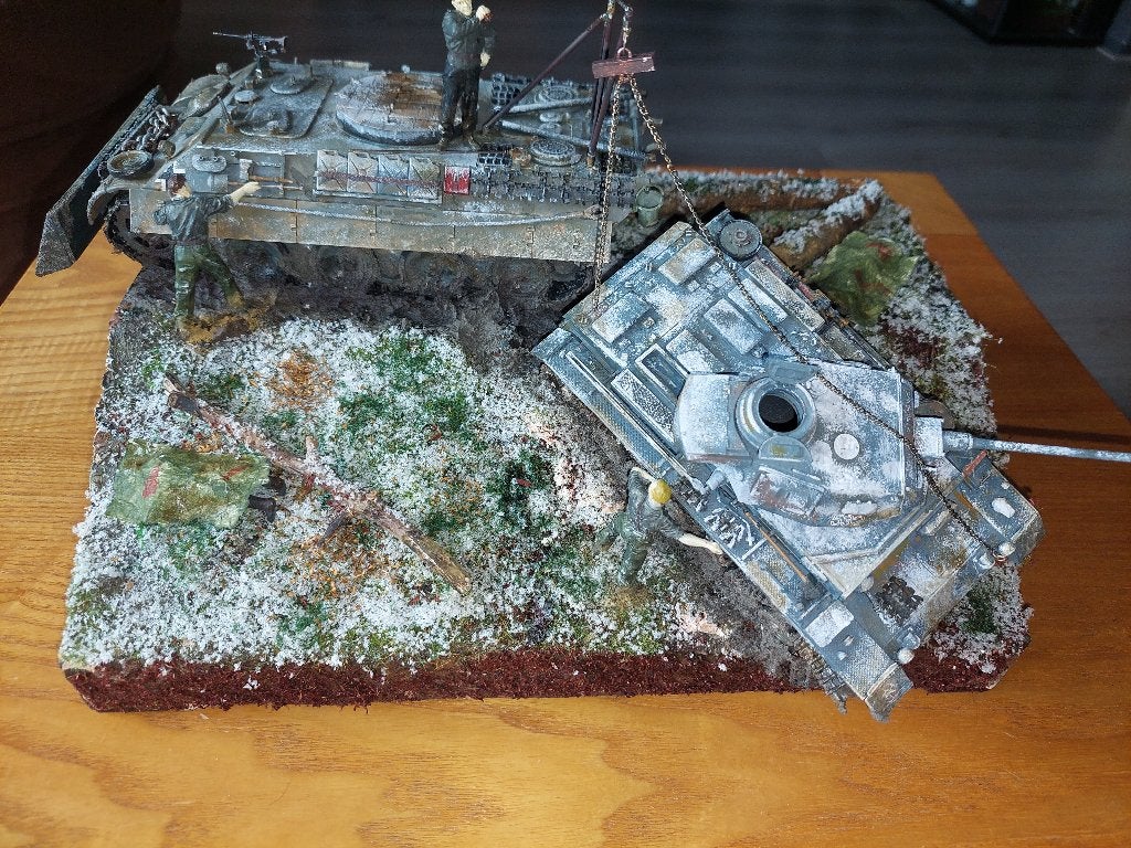 Dioramas, Ophalen of Verzenden, Zo goed als nieuw, 1:35 tot 1:50, Diorama