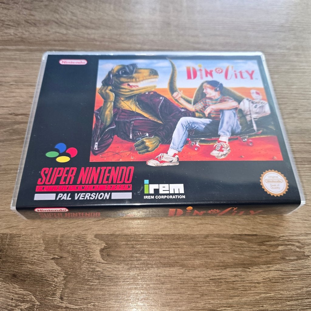 Dino City SNES Game Case, Avontuur en Actie, Verzenden, 1 speler, Zo goed als nieuw