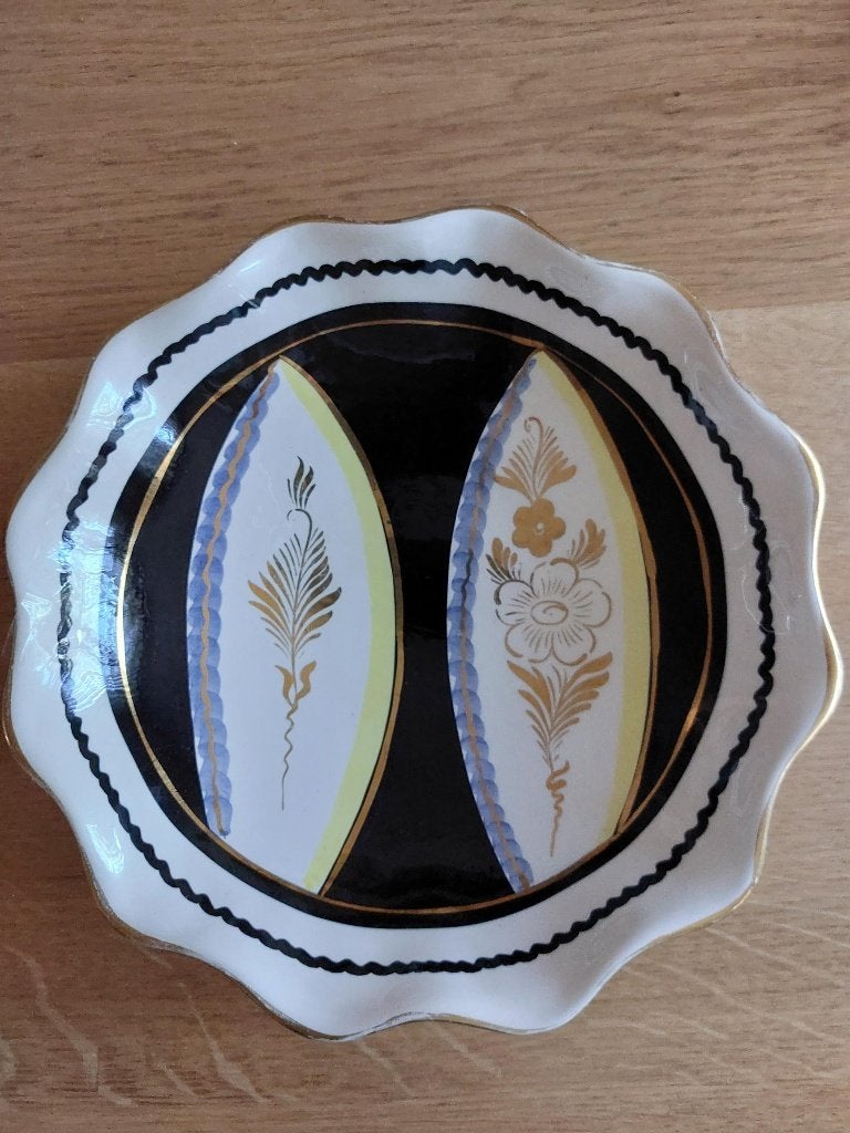 Vintage/mid century plateel schaal Gouda, Ophalen of Verzenden