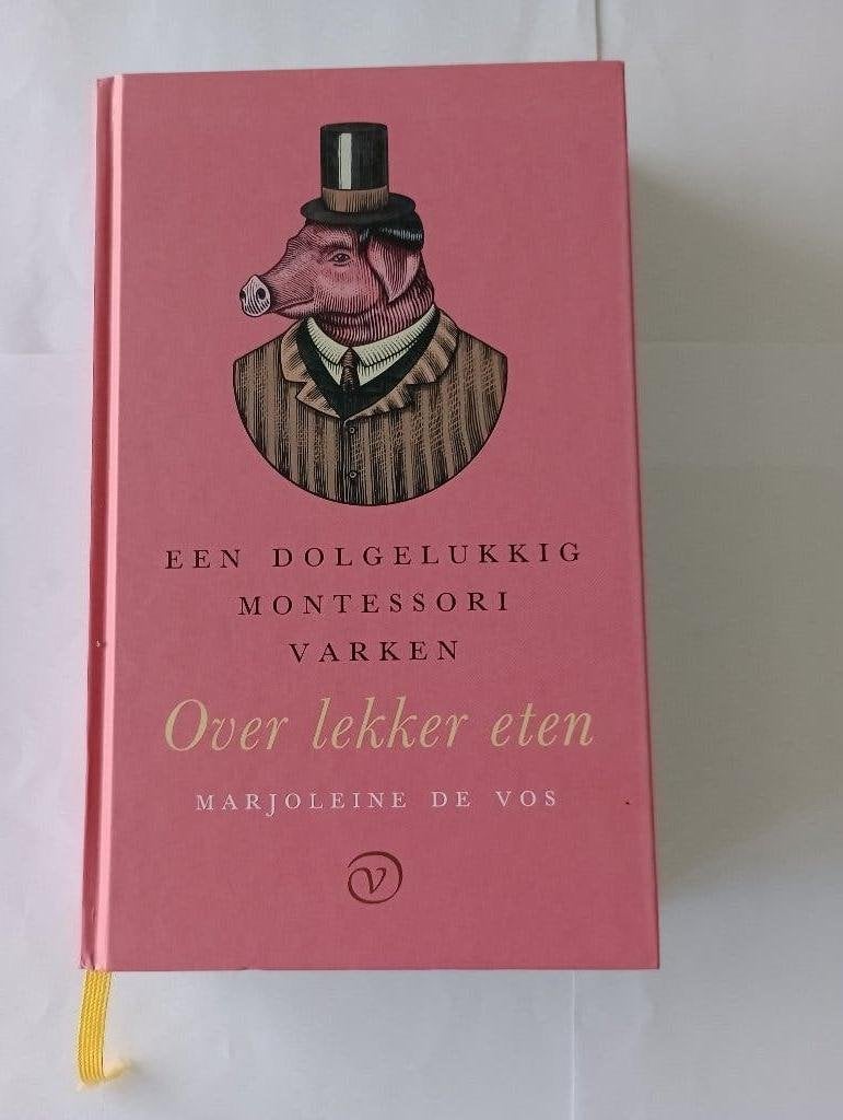 Een dolgelukkig Montessorivarken   Marjoleine de Vos, Ophalen of Verzenden, Zo goed als nieuw, Marjoleine de Vos