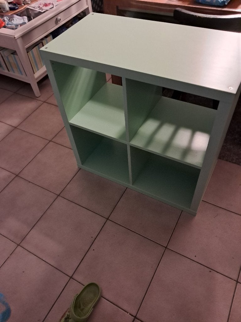 Kallax 4 vaks mintgroen, Ophalen, Zo goed als nieuw, Minder dan 150 cm, Minder dan 100 cm