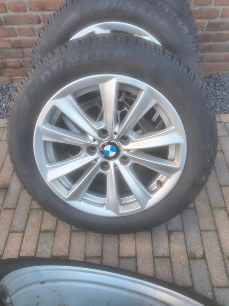 BMW winterwielen 225/55/17 originele velgen F10/F11, Auto-onderdelen, Banden en Velgen, Ophalen, Banden en Velgen, 17 inch, Winterbanden