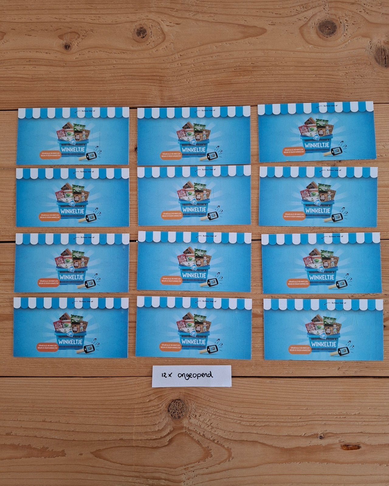 12x Ongeopende AH Mini's - Albert Heijn Mini Winkeltje, Albert Heijn, Ophalen of Verzenden