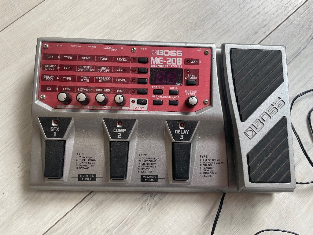 Boss ME-20B Bass Multi Effects pedaal voor basgitaar., Muziek en Instrumenten, Ophalen of Verzenden, Gebruikt, Reverb