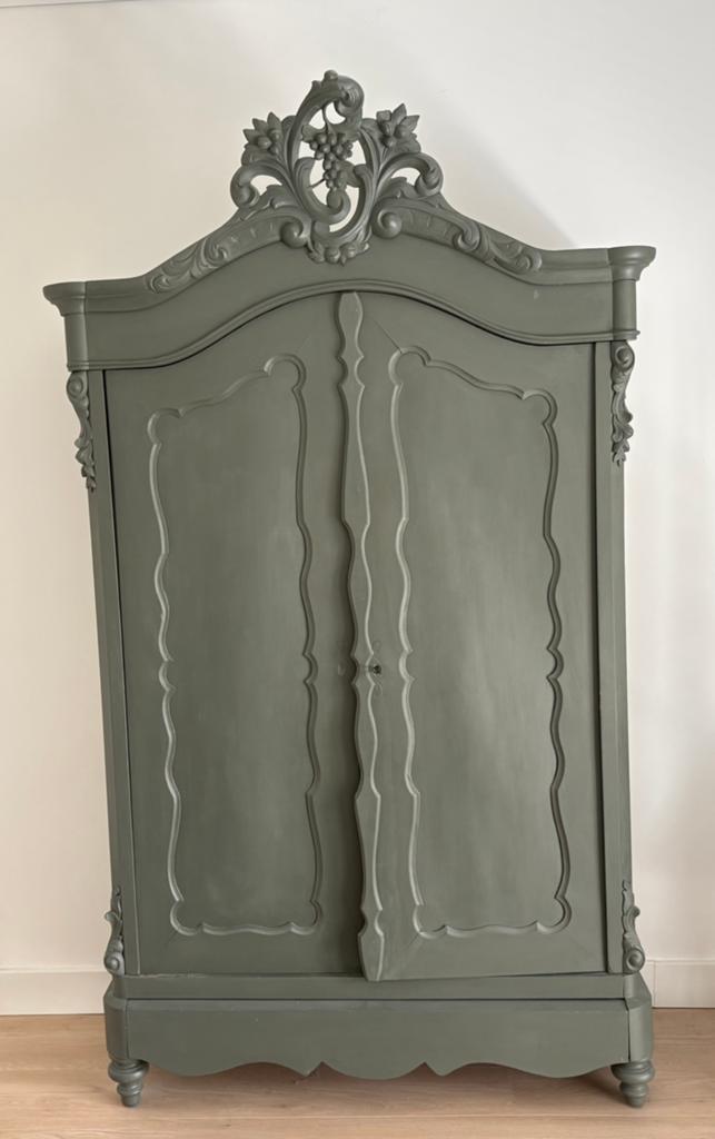 Antieke brocante kuifkast, Antiek en Kunst, Antiek | Meubels | Kasten, Ophalen