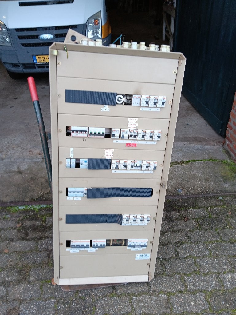 Electro groepenkast, Ophalen, Overige typen