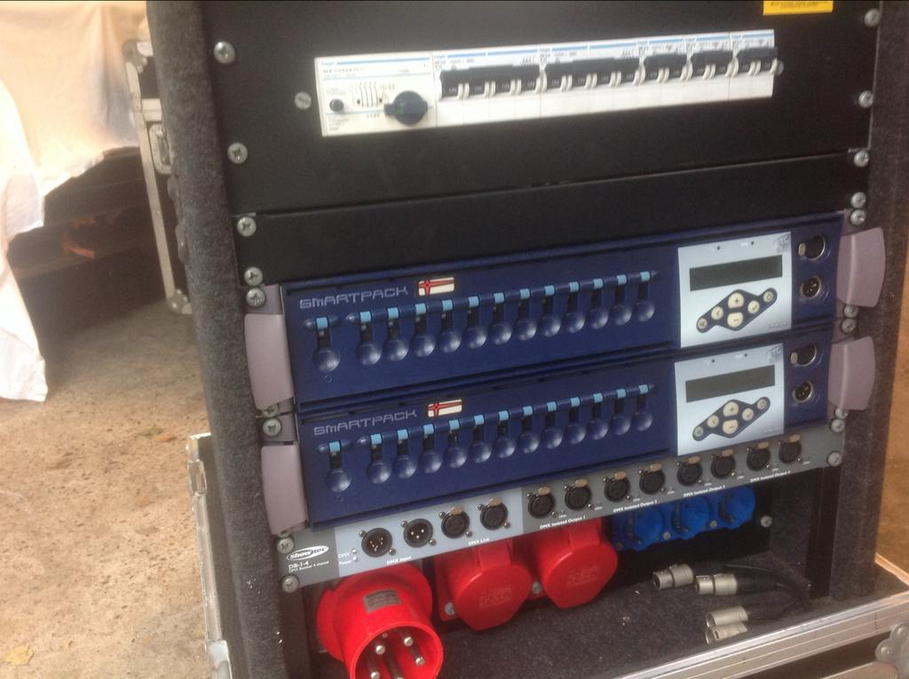 ETC DMX Dimmerpack 12 kanaals 2x in flightcase, Muziek en Instrumenten, Theaterbelichting, Ophalen of Verzenden, Gebruikt