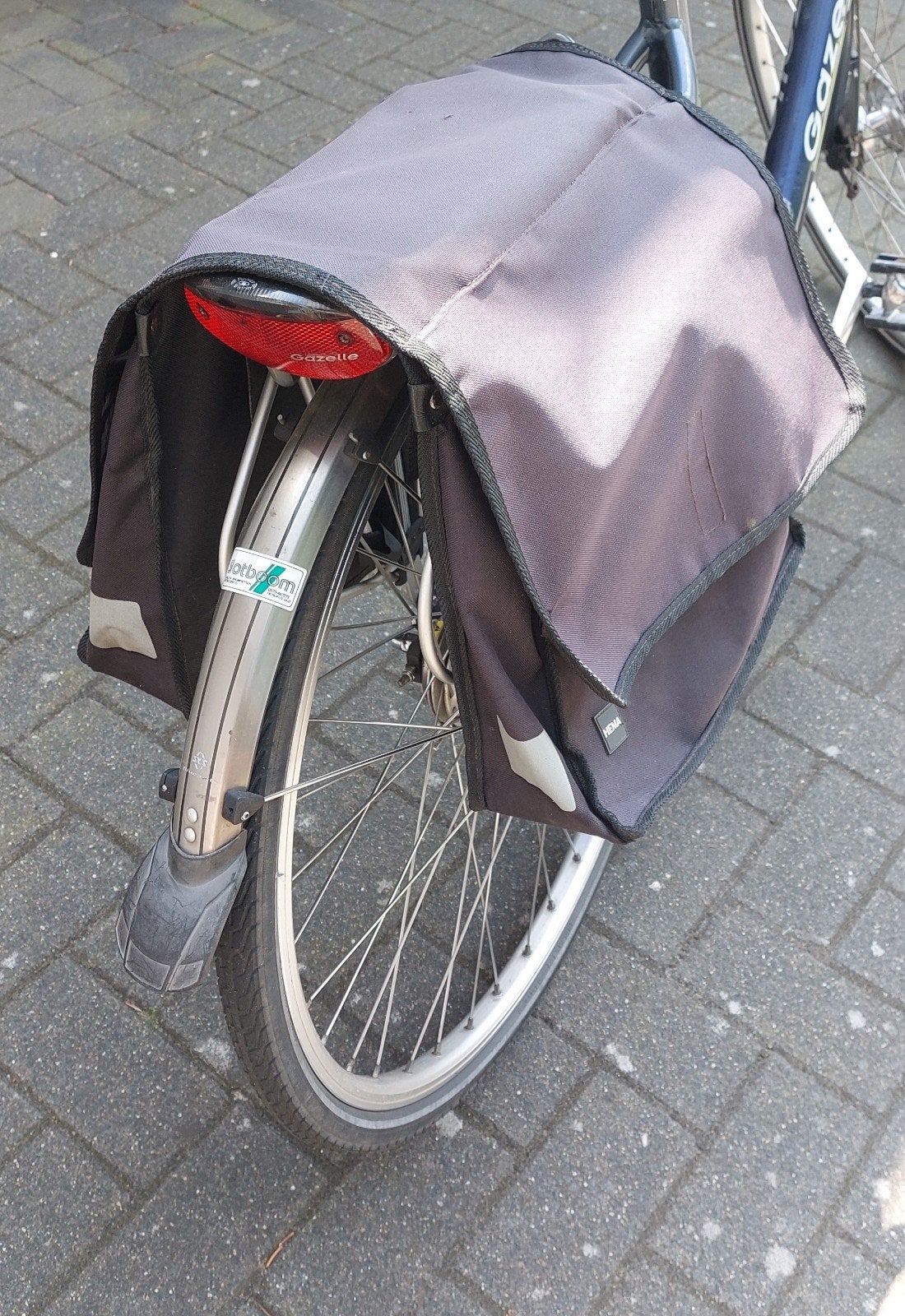 Fietstassen merk Hema, Ophalen, Gebruikt
