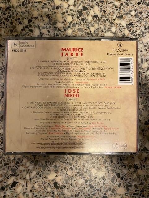Maurice Jarre / Jose Nieto, Ophalen of Verzenden, Zo goed als nieuw