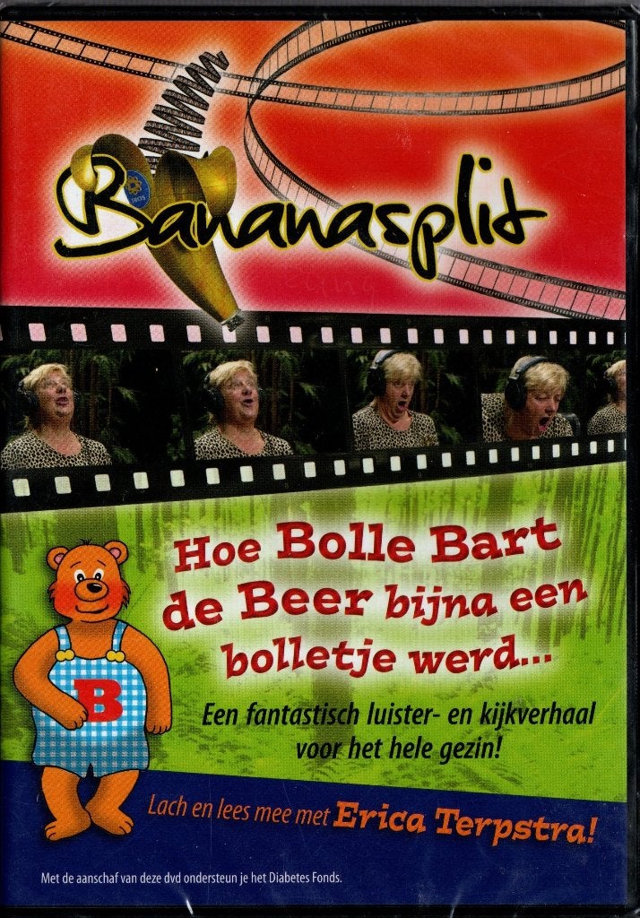 Bananasplit, Hoe bolle bart de beer bijna een bolletje werd., Alle leeftijden, Ophalen of Verzenden, Zo goed als nieuw, Komedie