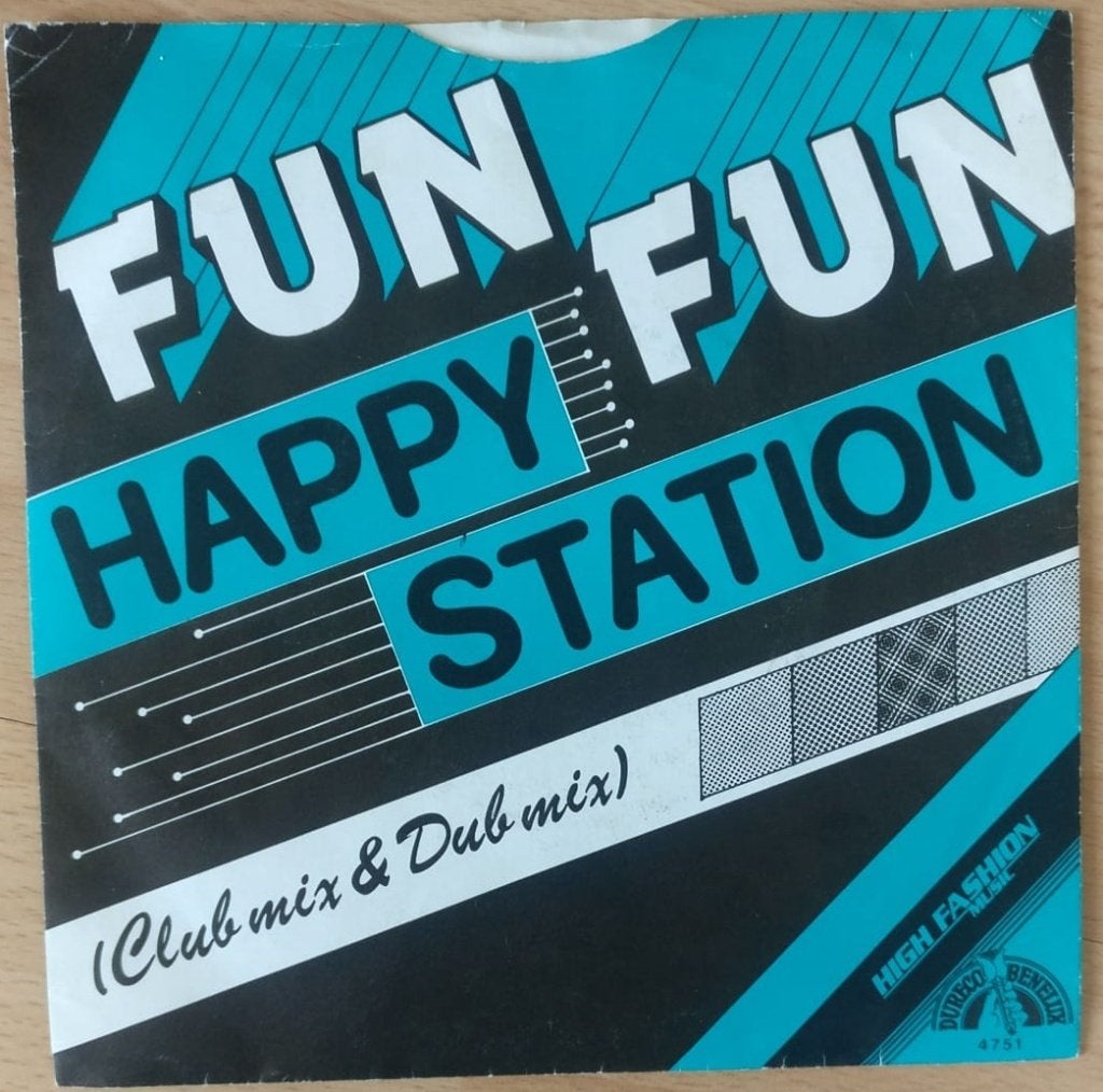 Fun Fun - Happy station. Club mix & Dub mix, Ophalen of Verzenden, Gebruikt, 7 inch, Pop
