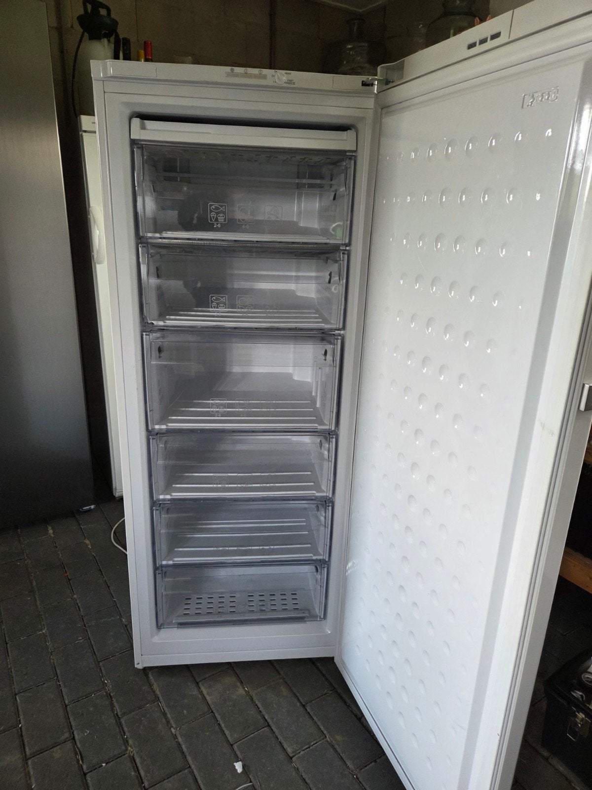 Beko diepvries met 6 lade, Gebruikt, 140 tot 160 cm, Ophalen, Vrieskast