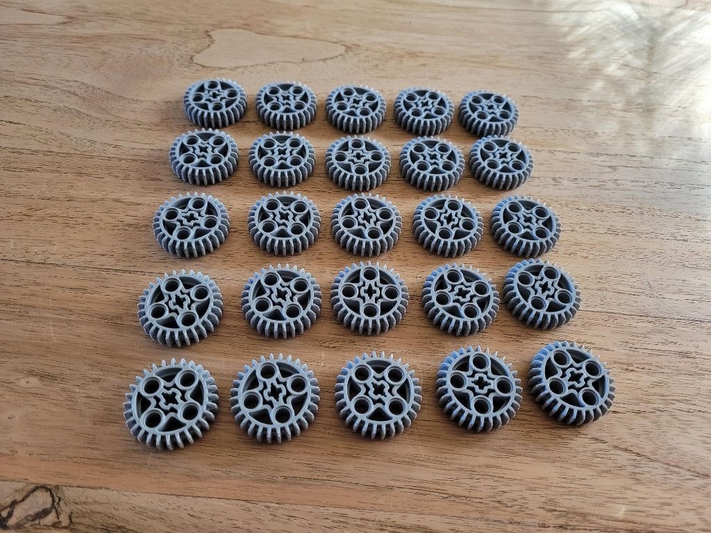 Partij J512=25x Nieuwe Lego technic tandwielen