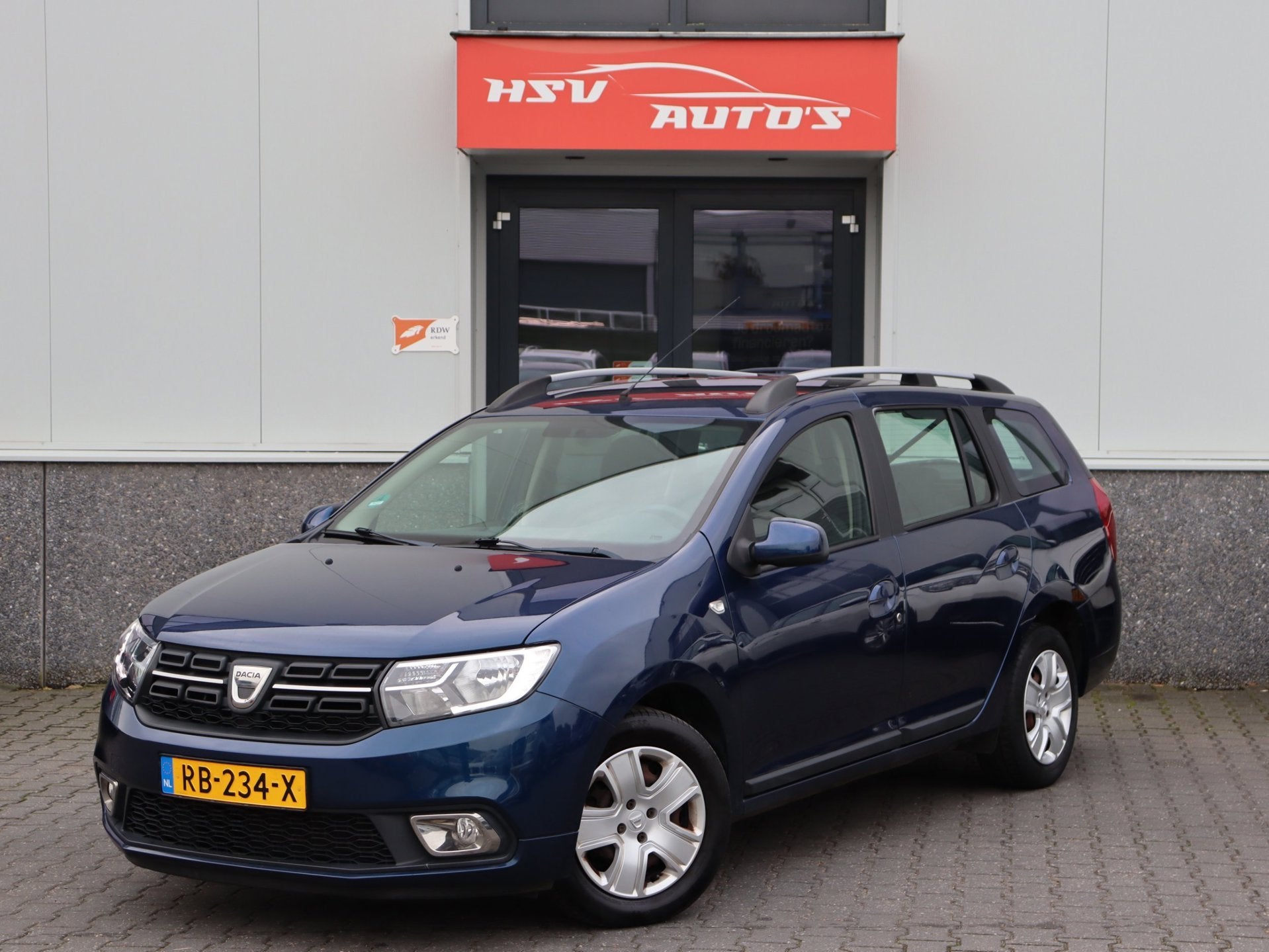 Dacia Logan MCV 0.9 TCe SL Royaal navi automaat org NL, Auto's, 898 cc, Gebruikt, Euro 6, Blauw
