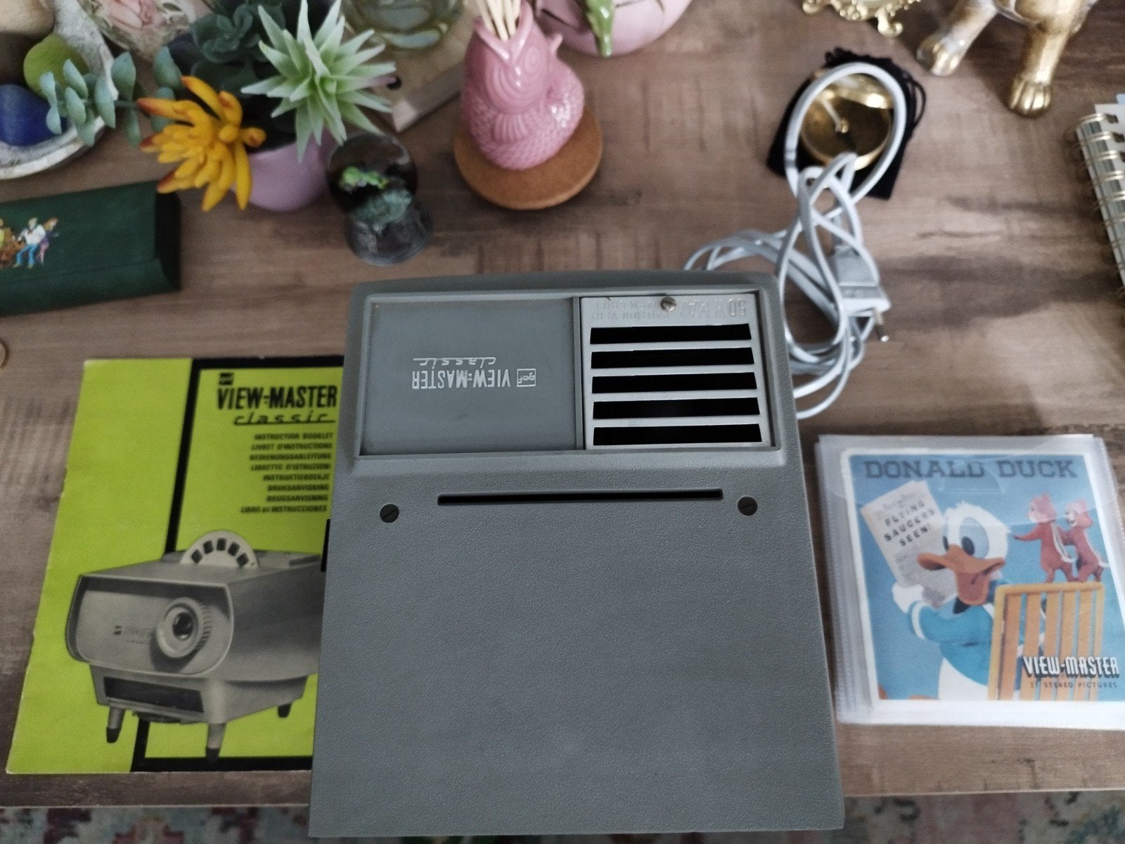 GAF View-Master Classic projector met 6 schijven, Ophalen of Verzenden, Gebruikt