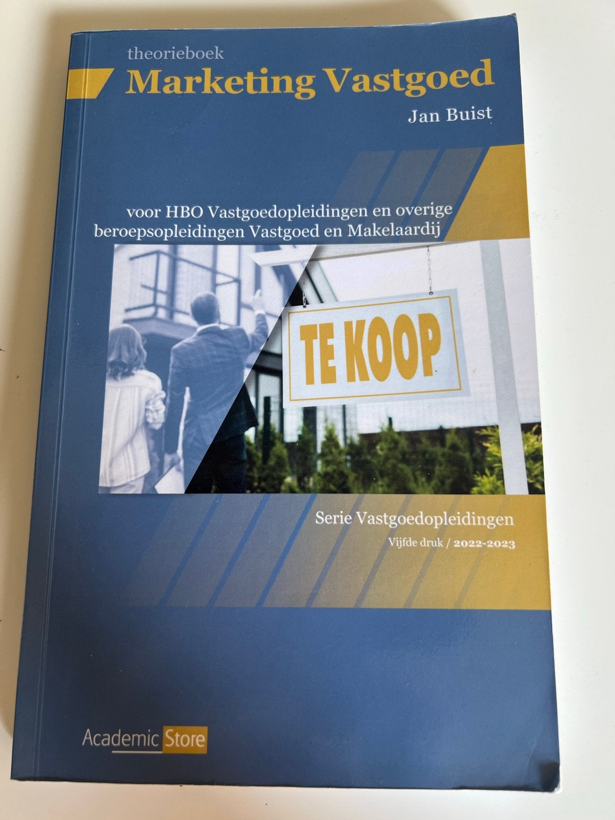 Marketing Vastgoed - Theorieboek HBO Vastgoedopleidingen, Ophalen of Verzenden, Gamma, Zo goed als nieuw, HBO