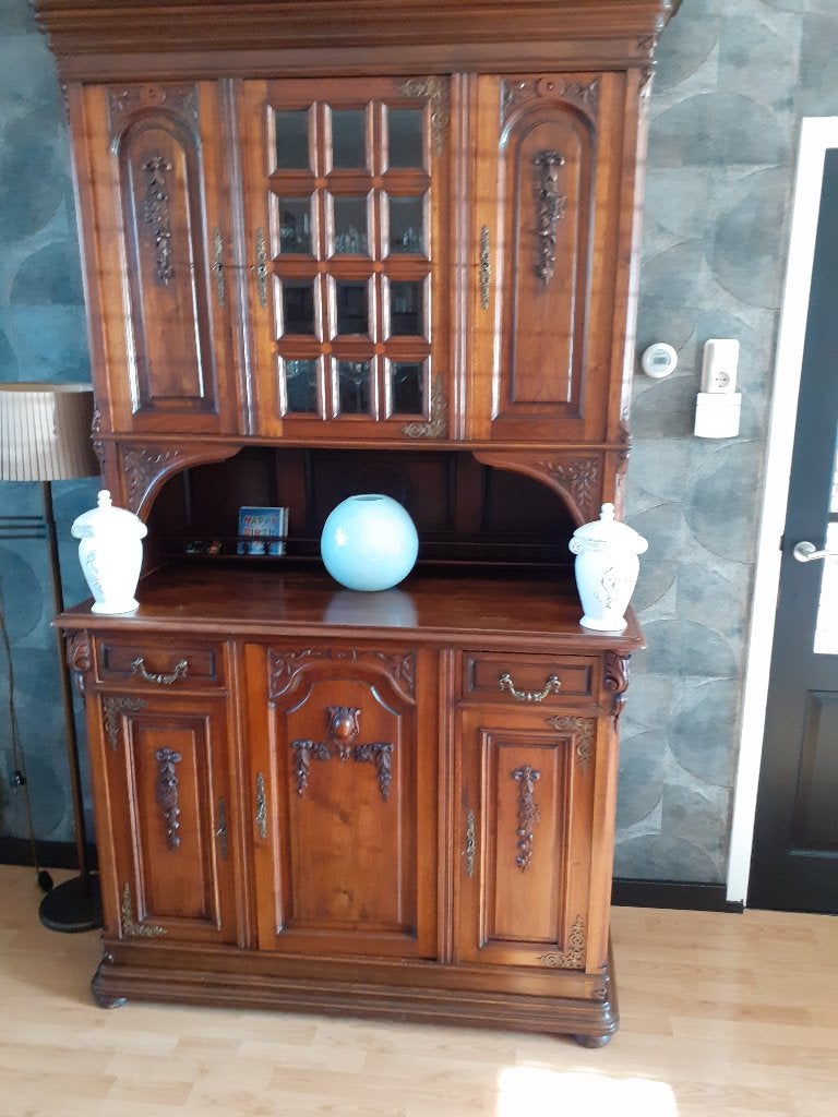 Te koop Antieke tweedelige buffetkast, Ophalen