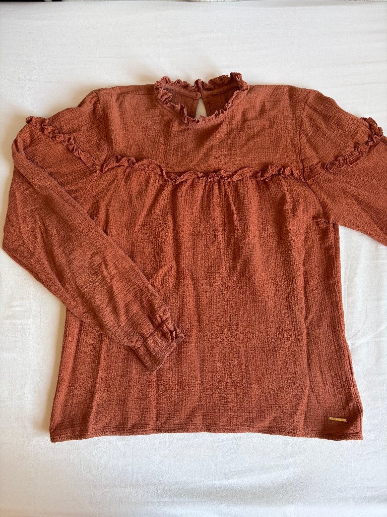 Circle Of Trust blouse maat XS, Kleding | Dames, Bruin, Ophalen of Verzenden, Zo goed als nieuw, Maat 34 (XS) of kleiner