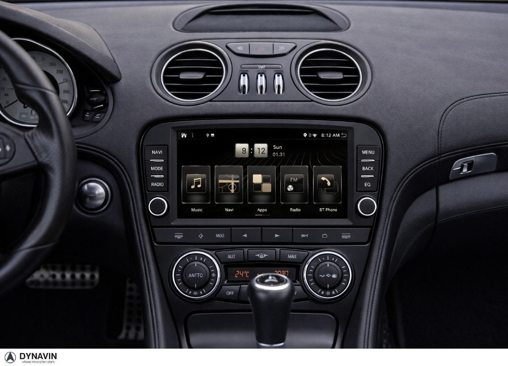 Mercedes SL R230 autoradio navigatie carkit android carplay