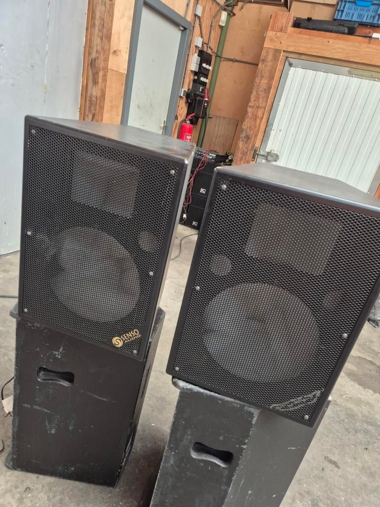 Setje lege 12" kasten, Audio, Tv en Foto, Luidsprekers, Ophalen, 120 watt of meer, Front, Rear of Stereo speakers, Overige merken