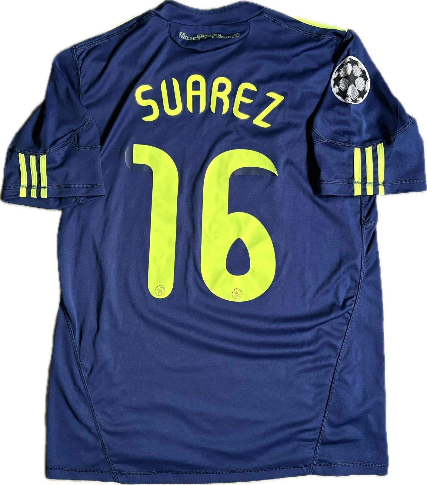 Ajax uitshirt 2010/2011 Suarez, Maat M, Ophalen of Verzenden, Zo goed als nieuw, Shirt