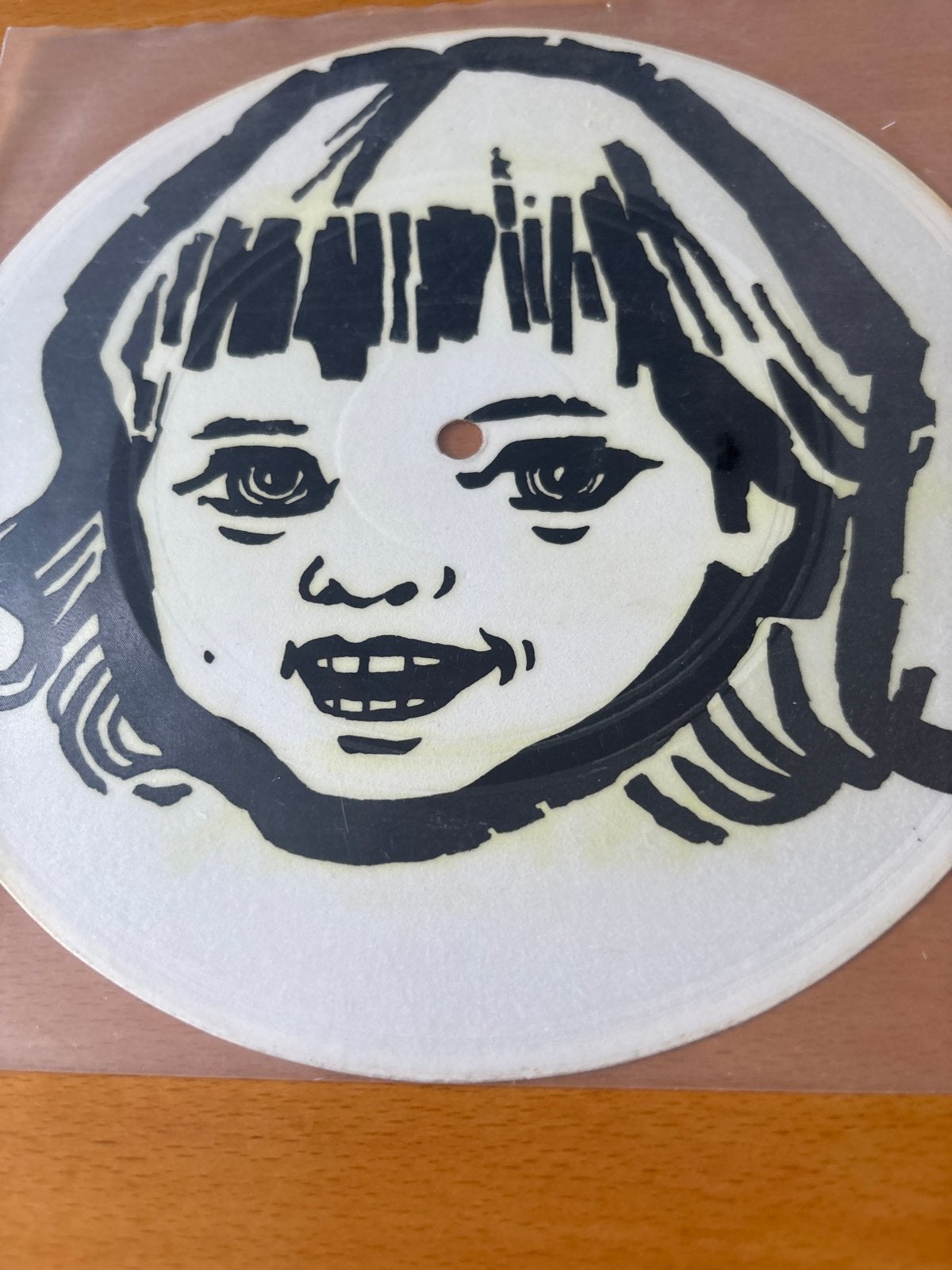 Bayer Kinder-Aspirin reclameplaatje 7 inch, Ophalen of Verzenden, Gebruikt