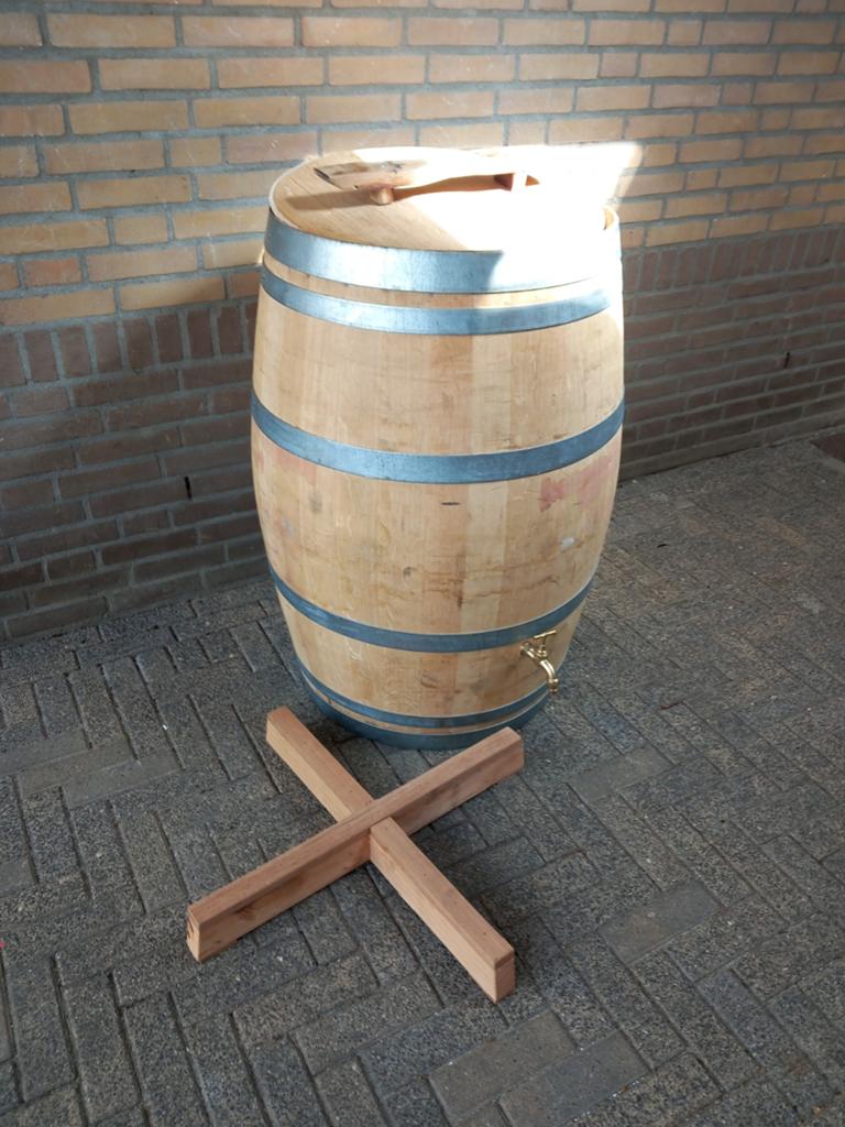 Regentonnen statafels bloembakken, 150 liter of meer, Ophalen, Nieuw, Hout