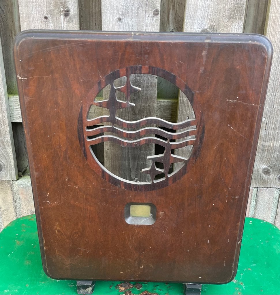 lege kast van een Philips radio type 730., Ophalen of Verzenden